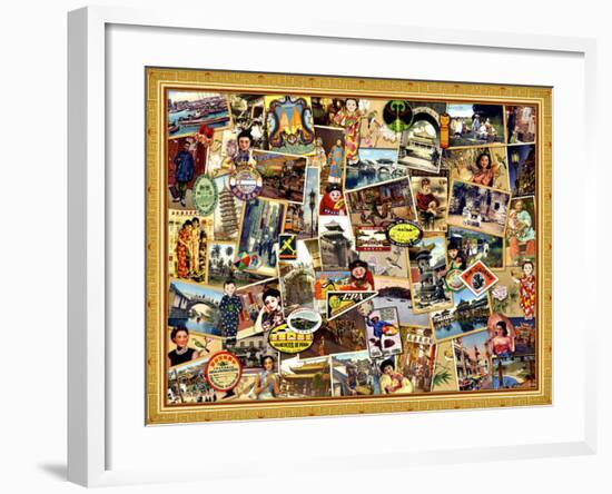 Travel Exotic Asia-Kate Ward Thacker-Framed Giclee Print