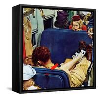 "Travel Experience", August 12,1944-Norman Rockwell-Framed Stretched Canvas