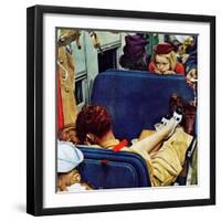 "Travel Experience", August 12,1944-Norman Rockwell-Framed Giclee Print