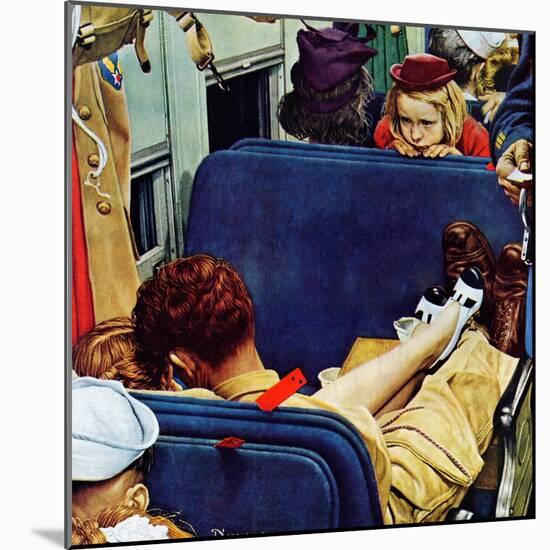 "Travel Experience", August 12,1944-Norman Rockwell-Mounted Giclee Print