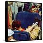 "Travel Experience", August 12,1944-Norman Rockwell-Framed Stretched Canvas