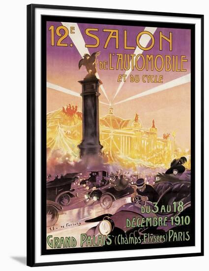 Travel Expo Paris,1910-Vintage Lavoie-Framed Premium Giclee Print