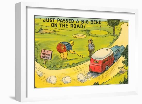 Travel Humor, Cartoon-null-Framed Art Print