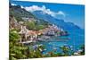 Travel in Italy Series - View of Beautiful Amalfi-Maugli-l-Mounted Photographic Print