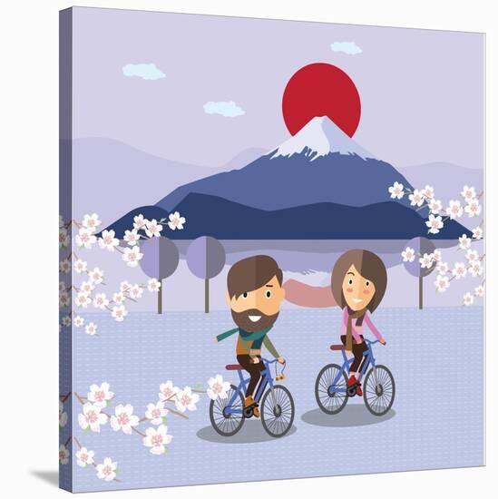 Travel in Japan-Sajja-Stretched Canvas