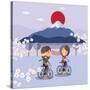 Travel in Japan-Sajja-Stretched Canvas