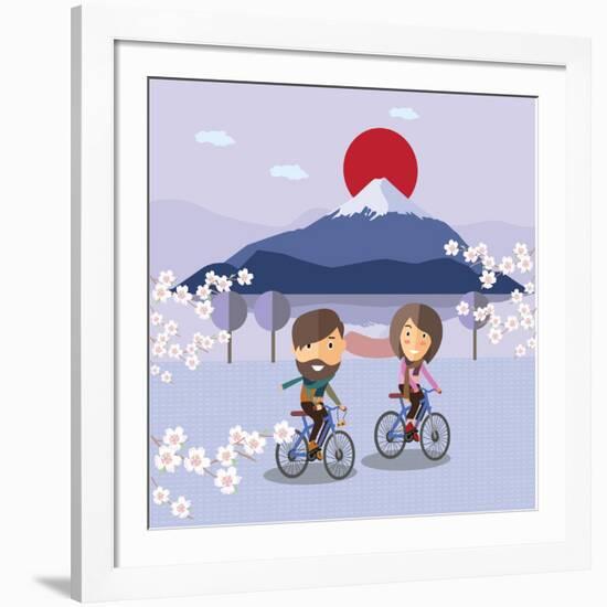 Travel in Japan-Sajja-Framed Art Print