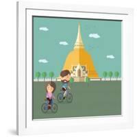 Travel in Thailand-Sajja-Framed Art Print