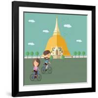 Travel in Thailand-Sajja-Framed Art Print