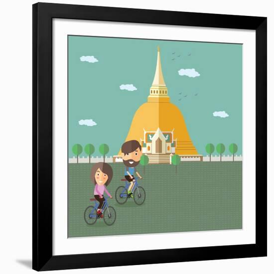 Travel in Thailand-Sajja-Framed Art Print