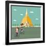 Travel in Thailand-Sajja-Framed Art Print