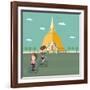 Travel in Thailand-Sajja-Framed Art Print