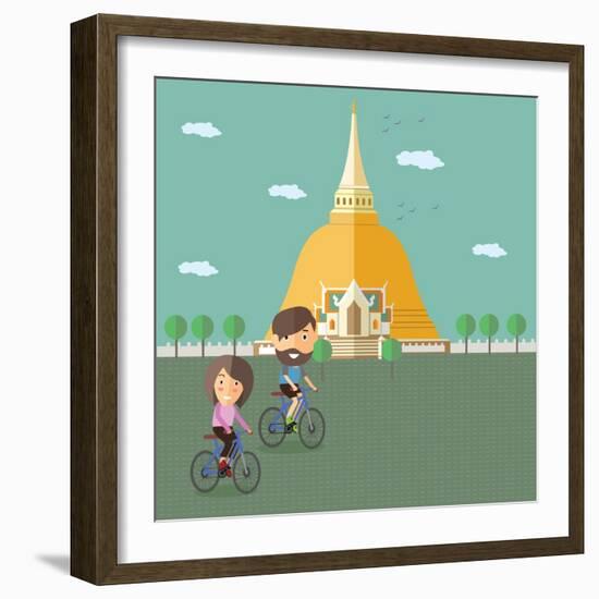 Travel in Thailand-Sajja-Framed Art Print