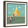 Travel in Thailand-Sajja-Framed Art Print