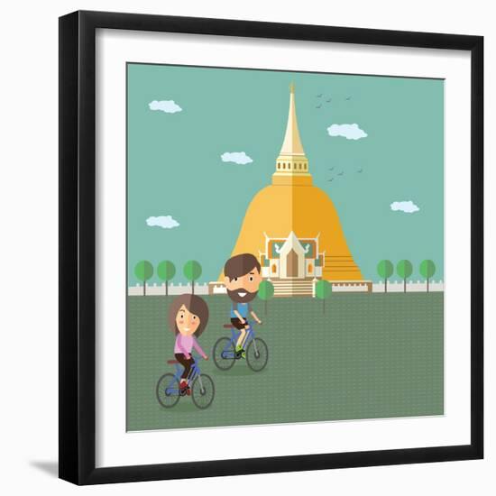 Travel in Thailand-Sajja-Framed Art Print