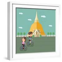 Travel in Thailand-Sajja-Framed Art Print