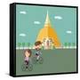 Travel in Thailand-Sajja-Framed Stretched Canvas