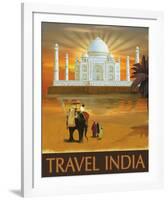 Travel India-Kem Mcnair-Framed Art Print