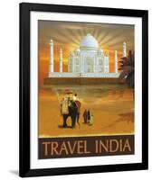 Travel India-Kem Mcnair-Framed Art Print