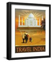 Travel India-Kem Mcnair-Framed Art Print