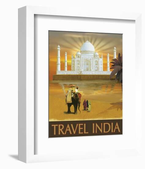 Travel India-Kem Mcnair-Framed Art Print