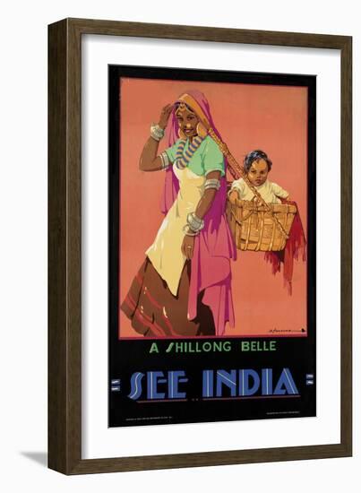 Travel India-null-Framed Giclee Print