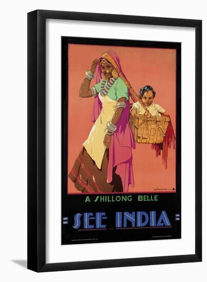 Travel India-null-Framed Giclee Print