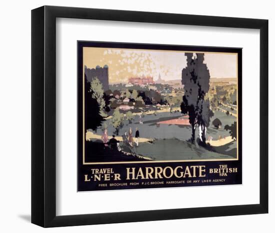 Travel LNER, Harrogate-null-Framed Art Print