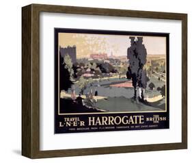 Travel LNER, Harrogate-null-Framed Art Print