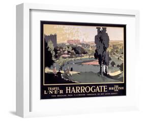 Travel LNER, Harrogate-null-Framed Art Print