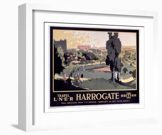 Travel LNER, Harrogate-null-Framed Art Print