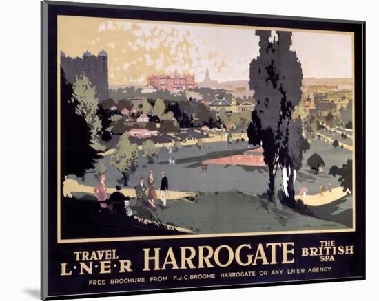 Travel LNER, Harrogate-null-Mounted Art Print