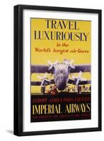 Travel Luxuriously Poster-V.l. Danvers-Framed Giclee Print