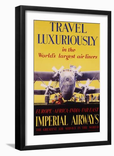 Travel Luxuriously Poster-V.l. Danvers-Framed Giclee Print