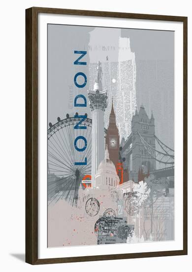 Travel Mono II-Ken Hurd-Framed Giclee Print