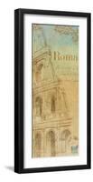 Travel Monuments IV-John Zaccheo-Framed Art Print