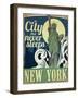 Travel New York-null-Framed Giclee Print