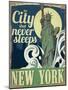 Travel New York-null-Mounted Giclee Print