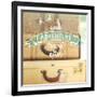 Travel Often Vintage Suitcases-Mandy Lynne-Framed Art Print