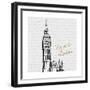 Travel Pack IV-Nicholas Biscardi-Framed Premium Giclee Print