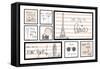 Travel Pack Neutral-Nicholas Biscardi-Framed Stretched Canvas