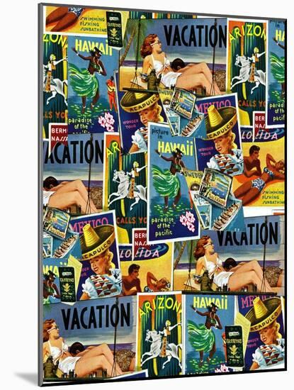 Travel Poster 2-null-Mounted Giclee Print