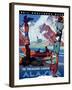 Travel Poster - Alaska-The Saturday Evening Post-Framed Giclee Print