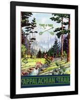 Travel Poster - Appalachian Trail-The Saturday Evening Post-Framed Giclee Print