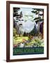 Travel Poster - Appalachian Trail-The Saturday Evening Post-Framed Giclee Print