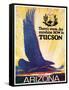 Travel Poster - Arizona-The Saturday Evening Post-Framed Stretched Canvas