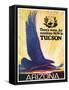Travel Poster - Arizona-The Saturday Evening Post-Framed Stretched Canvas