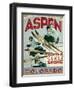 Travel Poster - Aspen-The Saturday Evening Post-Framed Giclee Print