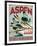 Travel Poster - Aspen-The Saturday Evening Post-Framed Giclee Print