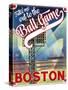 Travel Poster - Boston-The Saturday Evening Post-Stretched Canvas